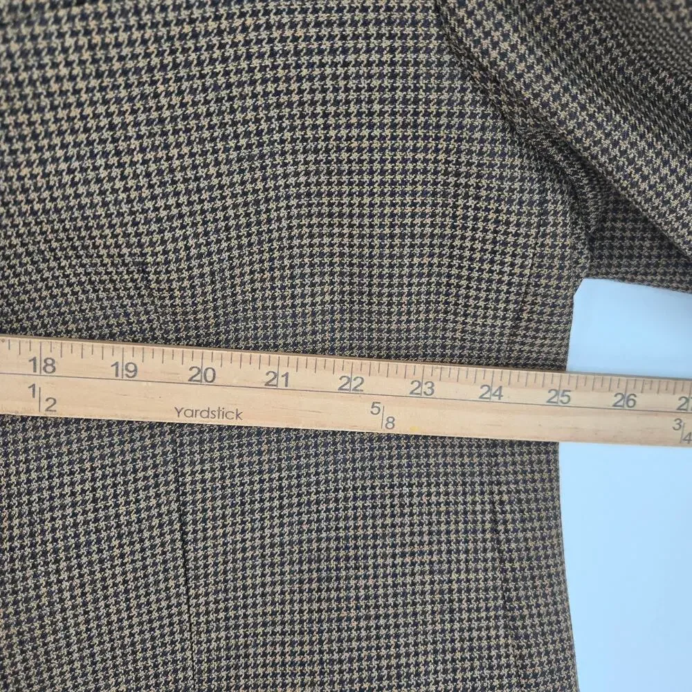 Lauren Ralph Lauren Mens Vtg 90s Y2K Classic Preppy Tweed Sport Coat Blazer 50L